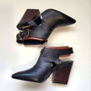 SCHUTZ POINTED TOE SLING BACK MULES  SIZE 6B